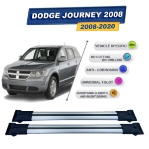 Dodge Journey 2008-2020 ile Uyumlu Ara Atkı Taşıyıcı Tavan Barı 2 adet Gri Set