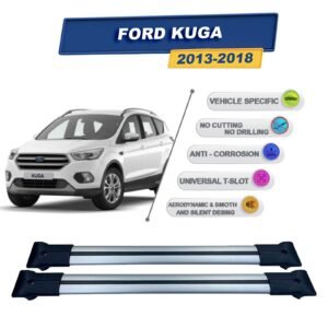 Ford Kuga 2013-2018 ile Uyumlu Ara Atkı Taşıyıcı Tavan Barı 2 adet Gri Set