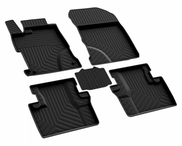Honda Civic Sedan 2012-2016 İle Uyumlu 4D Havuzlu Paspas A+Kalite Siyah - Görsel 2