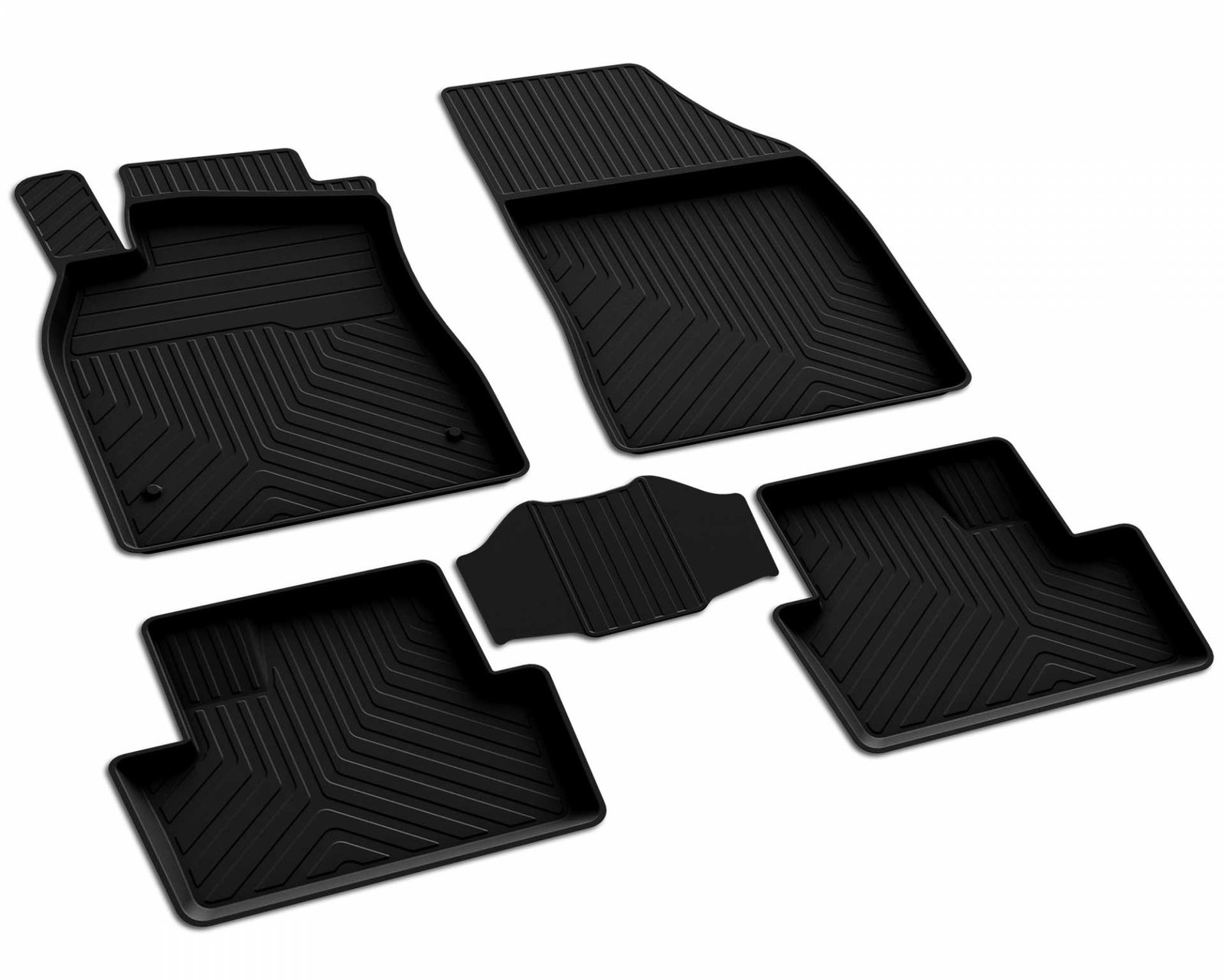 Renault Megane 3 2010-2016 Araca Özel 4D Havuzlu Paspas A+Kalite Siyah - Görsel 2