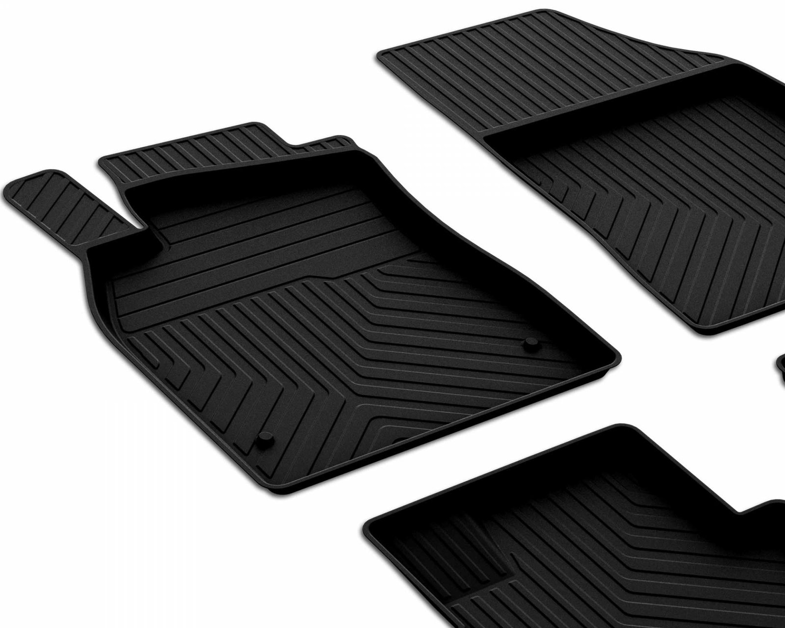 Renault Megane 3 2010-2016 Araca Özel 4D Havuzlu Paspas A+Kalite Siyah - Görsel 3