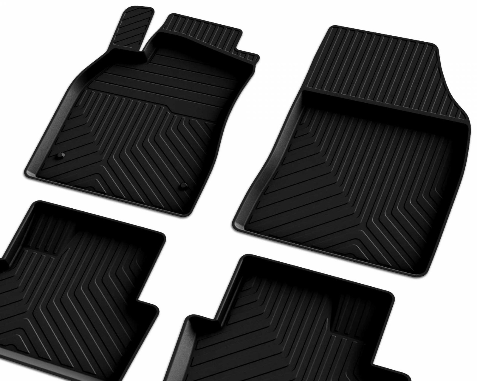 Renault Megane 3 2010-2016 Araca Özel 4D Havuzlu Paspas A+Kalite Siyah - Görsel 4