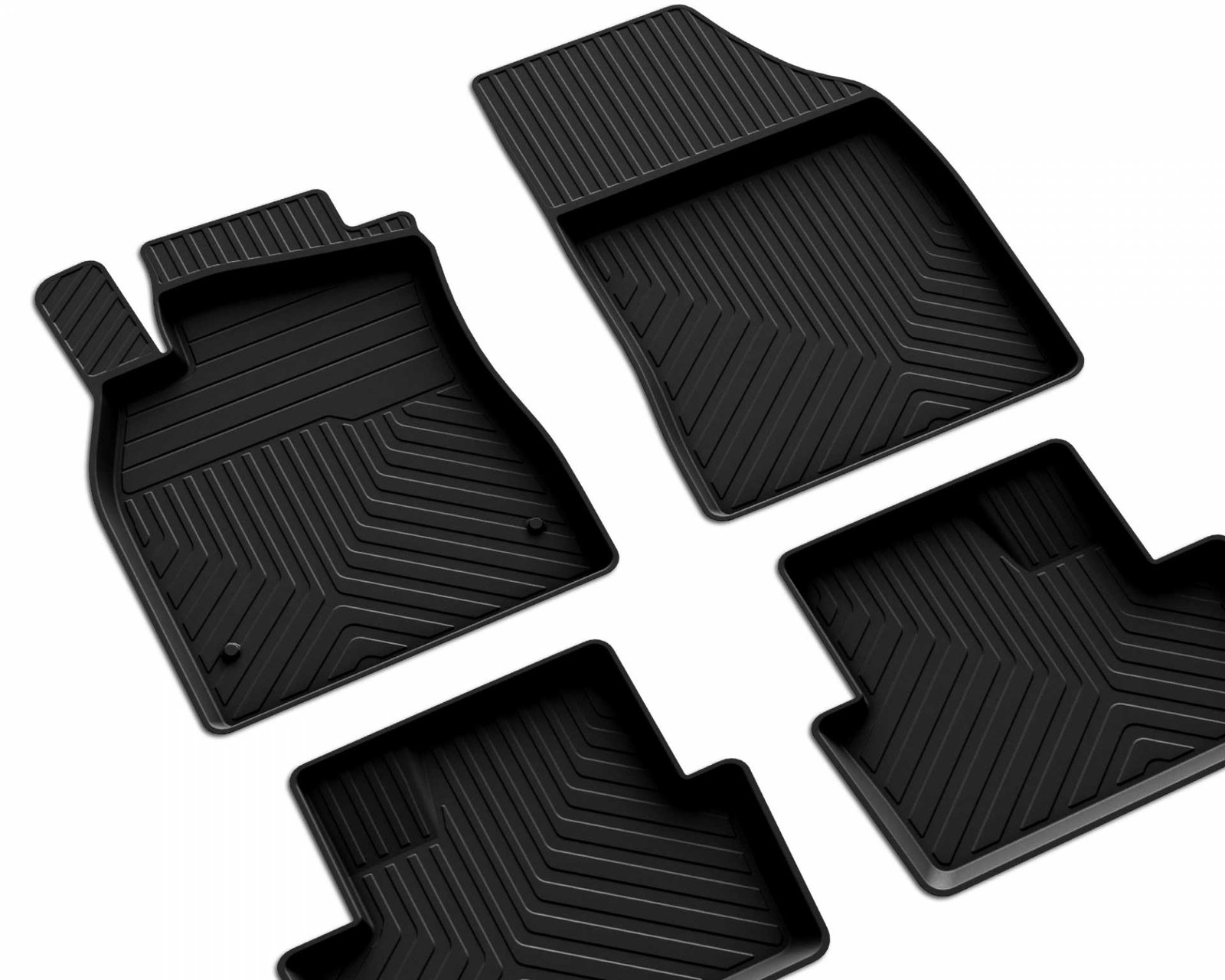 Renault Megane 3 2010-2016 Araca Özel 4D Havuzlu Paspas A+Kalite Siyah - Görsel 5