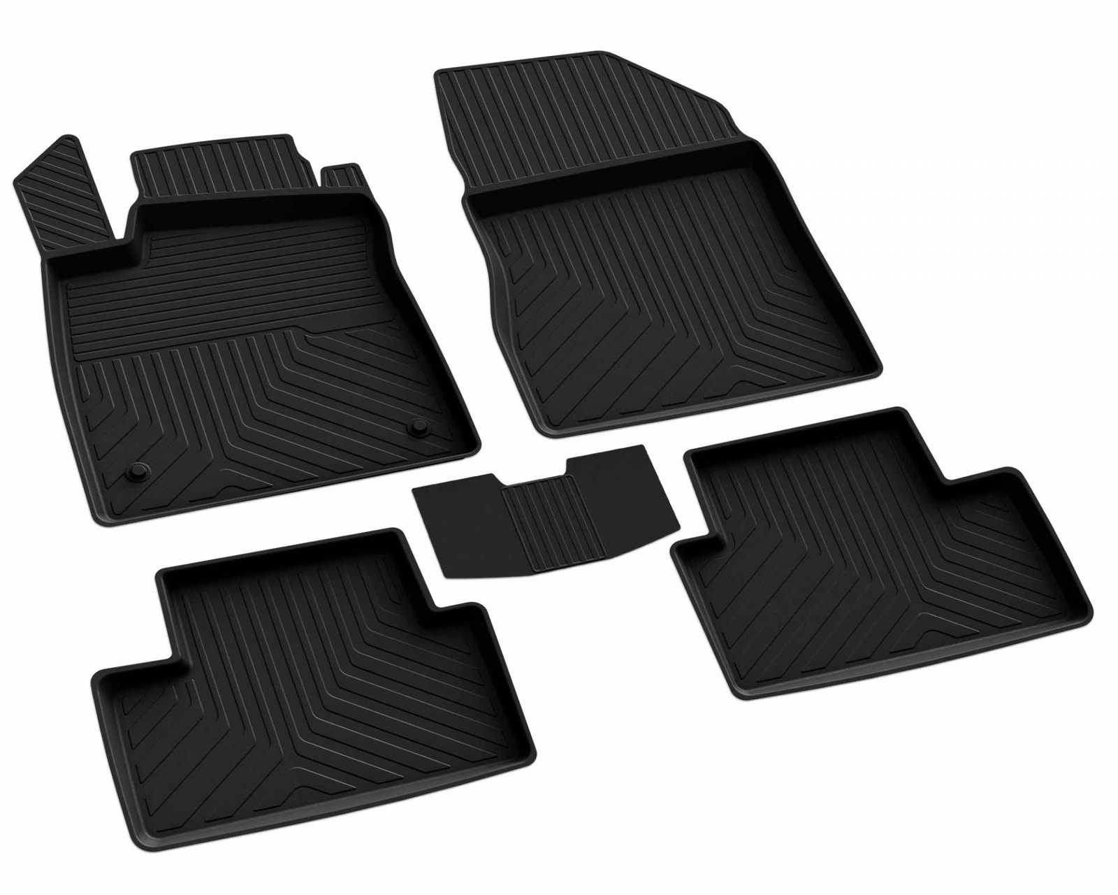 Renault Taliant 2021 Sonrası İle Uyumlu 4D Havuzlu Paspas A+Kalite Siyah - Görsel 2