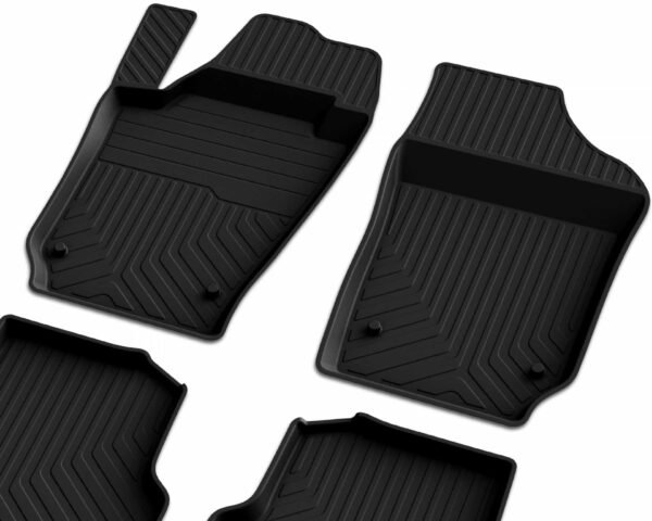 Seat İbiza 2009-2017 İle Uyumlu 4D Havuzlu Paspas A+Kalite Siyah - Görsel 4