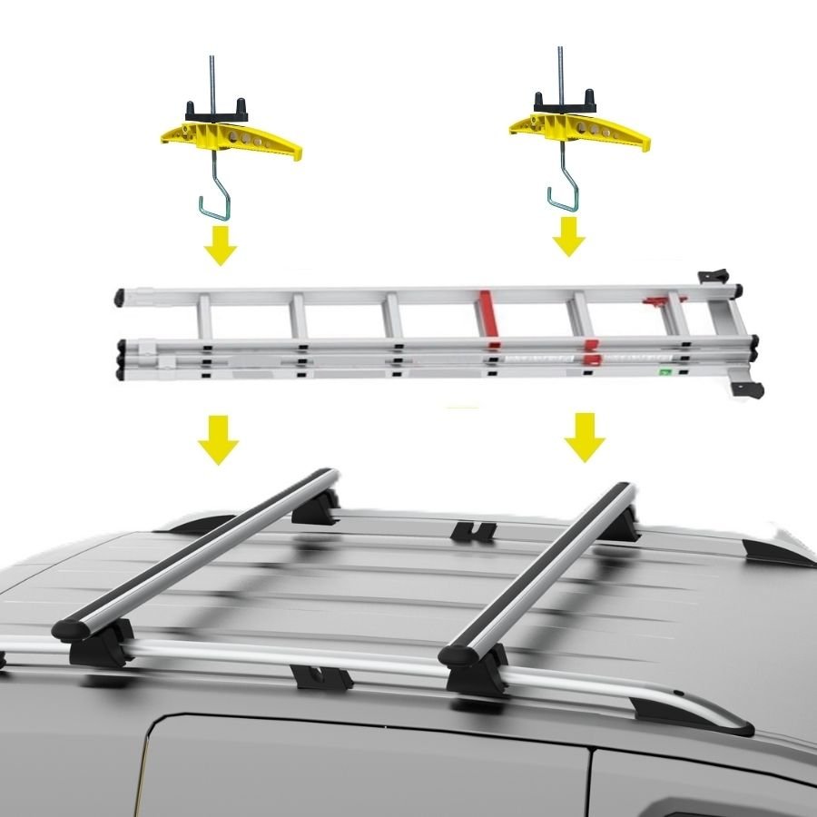 Araç Üstü Merdiven Taşıma Kelepçesi-2 adet - Görsel 2