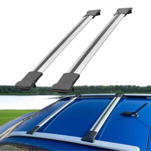 Alternative view of Volkswagen Touran 2003-2015 için Araca Özel Ara Atkı / Araç Üstü Portbagaj için Çapraz Taşıma Barları Gri Set