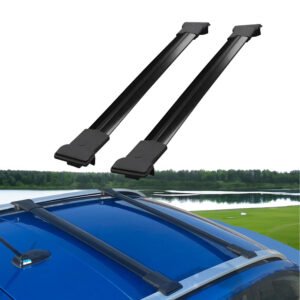 Alternative view of Alfa Romeo 159 Sportwagon 2006-2011 için Araca Özel Ara Atkı / Araç Üstü Portbagaj için Çapraz Taşıma Barları Siyah Set