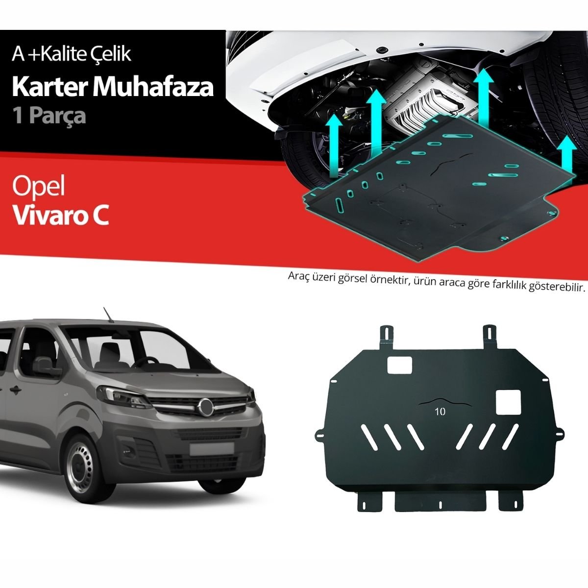 Opel Vivaro Çelik Karter Muhafaza Koruma 2019-2025