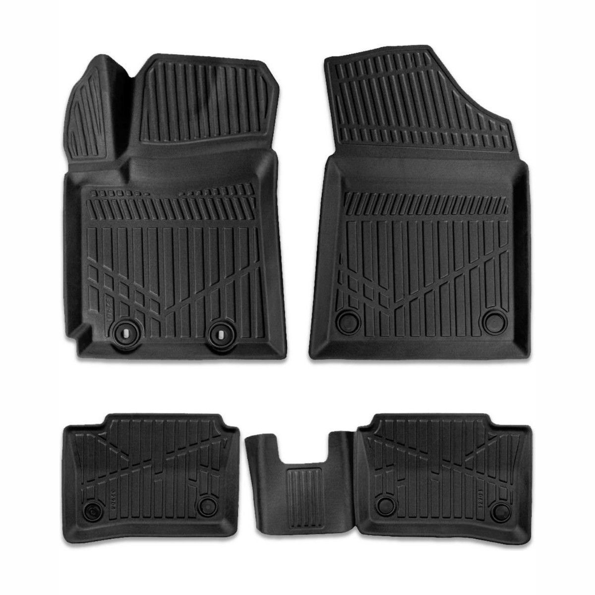 Hyundai İ10 2019-2025 Paspas Takımı,3D Havuzlu,Yüksek Kenarlı