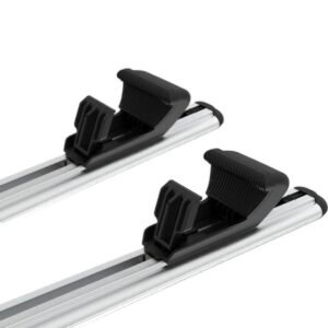 Alternative view of Audi A4 Allroad B8-B9 (2008-2024) için Ara Atkı - Taşıyıcı Bar/Yüksek Taşıma Kapasiteli Tavan Barları - 2 Adet Gri (Set)