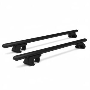 Audi A4 Allroad B8-B9 (2008-2024) için Ara Atkı - Taşıyıcı Bar / Yüksek Taşıma Kapasiteli Tavan Barları - 2 Adet Siyah (Set)